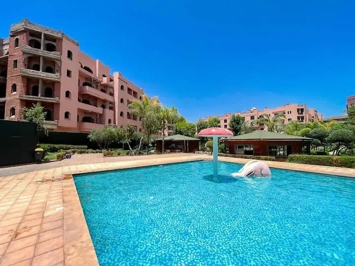 Appart Chic Familiale A Marrakech, 5 Piscines, Vue Imprenable Marrakesh Apartment